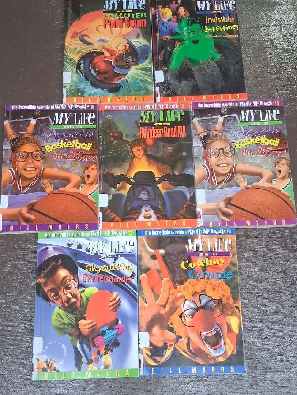 The Incredible Worlds of Wally McDoogle children's series by author Bill Myers